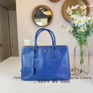 Prada Blue Satchel